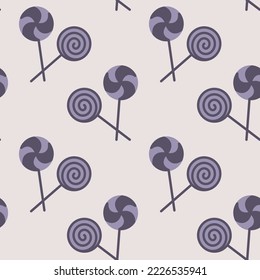 Seamless vector pattern Candy. For fabric, paper, wrap, textile, poster, scrapbooking, wallpaper or background, for web site or mobile app