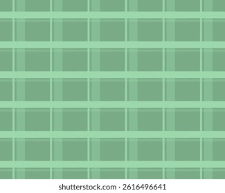 Seamless vector pattern with checkered pattern. Subtle geometric texture. Green abstract background. Repeating design and suitable for wallpaper, decorative clothing pattern, background, paper fabric,