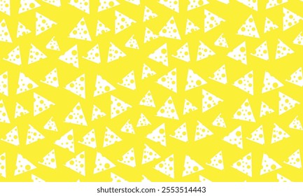 Seamless vector pattern with cheese slices. cheese background