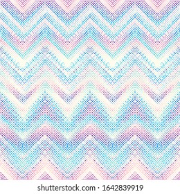 Seamless vector pattern. Chevron pattern of a random small dots.