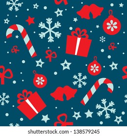 Seamless vector pattern Christmas