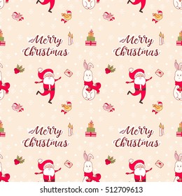 Seamless vector pattern Christmas
