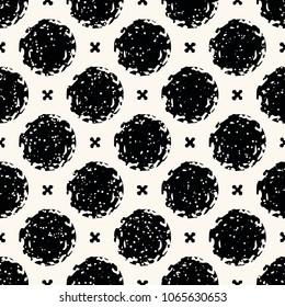 Seamless vector pattern with circles
