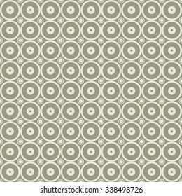 Seamless vector pattern with circles