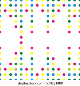 Seamless vector pattern. Circles