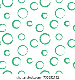 Seamless vector pattern with circles