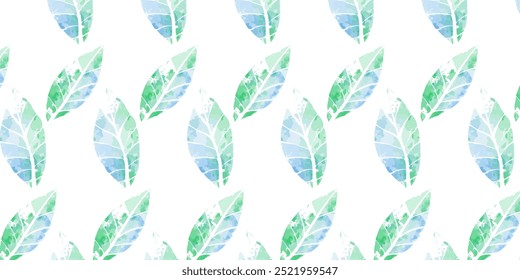 Seamless vector pattern of circles and leaves for bed linen, wallpaper and textures