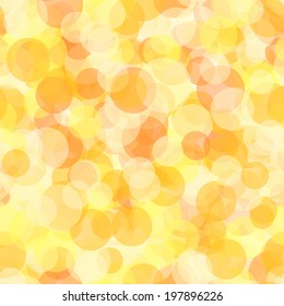 Seamless vector pattern with circles. Watercolor effect. Can be used for wallpaper, pattern fills, web page background, surface textures. Gorgeous seamless background