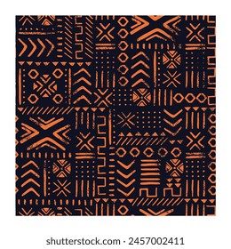 Seamless vector pattern. A collection of hand-drawn textures. Animal print for textiles. Ethnic and tribal motifs. Vector illustration in the style of boho