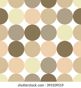 Seamless vector pattern with color dots macarons concept 