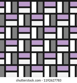 Seamless vector pattern with color lines.