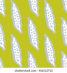 Seamless vector pattern with colored pods of beans
