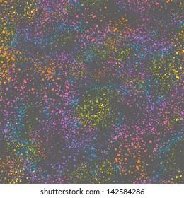 Seamless vector pattern with colorful blots.