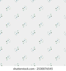 Seamless vector pattern with colorful dots. Minimalists style design. 