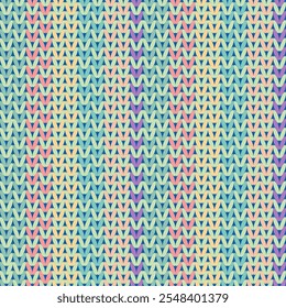 Seamless vector pattern with colorful dots, perfect for wallpaper, textile, or retro design