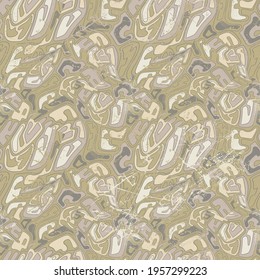 Seamless vector pattern with colorful freehand shapes