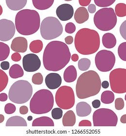 Seamless vector pattern of colorful geometric shapes on a white background