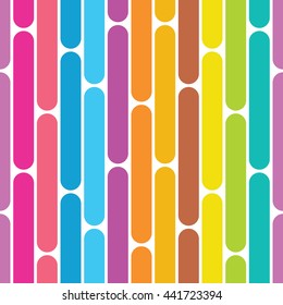 Seamless Vector Pattern. Colorful Modern Background With A Happy, Bright And Cheerful Spirit.