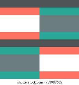 Seamless vector pattern. Colorful ornament. Symmetrical layout. Gift wrapping paper. Bed sheets and interior.