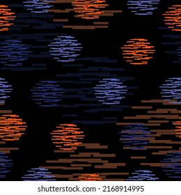 Seamless vector pattern with colorful spots.