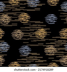 Seamless vector pattern with colorful spots.