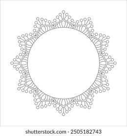 Seamless vector pattern for Coloring book page, vector file