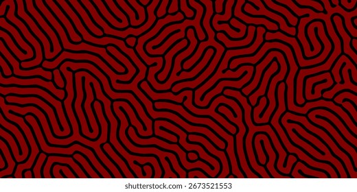 Padrão de vetor contínuo. Plano de fundo de Turing geométrico complexo. textura de design de padrão