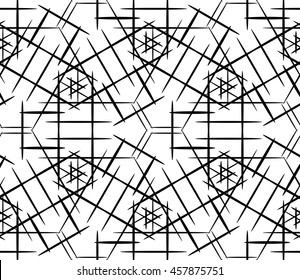 seamless vector pattern with complex geometrical ornament. for design, textile and light industry.