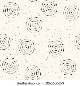 Seamless vector pattern with concentric circles