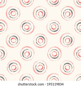 Seamless vector pattern with concentric circles. Can be used for wallpaper, pattern fills, surface textures