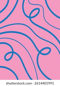seamless vector pattern, Cool, fun, creative, abstract wavy lines. Simple, minimal, repeat backdrop texture. colorful minimalist festive backgrounds for greeting card, postcard, invitation, cover