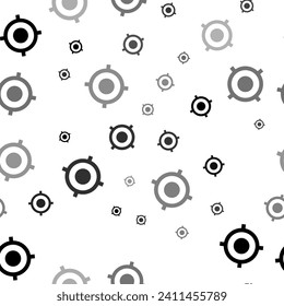 Patrón vectorial impecable con símbolos cruzados, creando un fondo monocromo creativo con elementos rotados. Ilustración del vector sobre fondo blanco