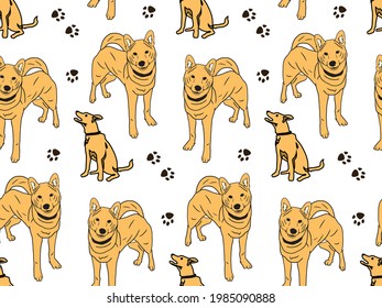 柴犬 尻尾 のイラスト素材 画像 ベクター画像 Shutterstock