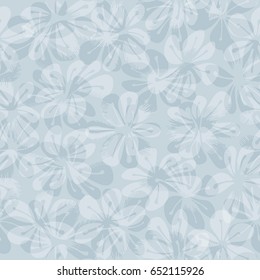 Seamless vector pattern with daisies. Floral texture for wrapping, paper, textile, wallpaper. 