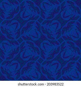 Seamless vector pattern (dark blue background)