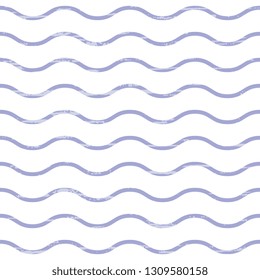 Seamless vector pattern with dark purple waves on white background. Abstract wavy background with texture for packaging, wrapping, surface, fabric design.