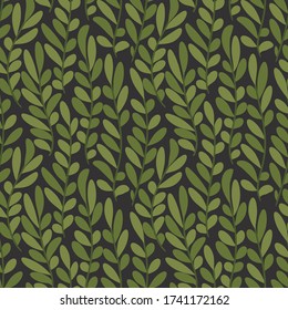 Seamless vector pattern. Delicate floral background. Part of the collection