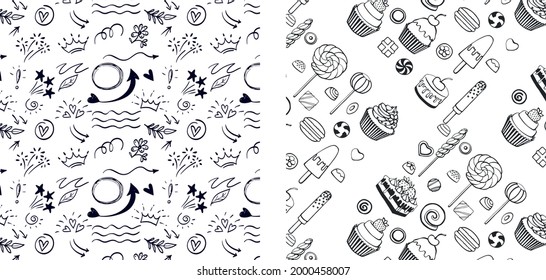 Seamless Vector pattern design, pattern design.