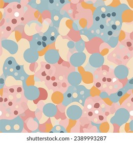 The seamless vector pattern design adorns the walls with captivating wallpaper.