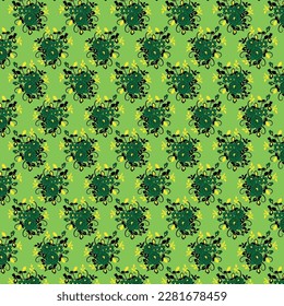 Seamless vector pattern for design and fashion prints. Flowers pattern with small  flowers on light color background. 
