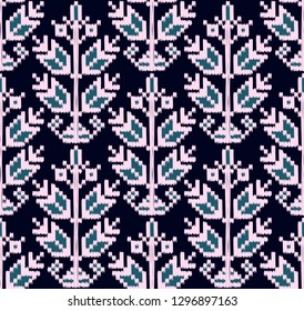 seamless vector pattern design with vintage floral ornaments. seamless template in the swatch panel 