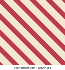Seamless vector pattern with diagonal red stripes