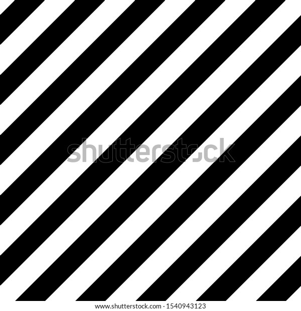 シームレスなベクター画像パターン 白黒のストライプを繰り返す対角線 ポスター 背景 壁紙 包装紙 織物用のモノクロのミニマリズム的なクラシックイラスト 傾向の幾何学的な画像 のベクター画像素材 ロイヤリティフリー