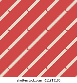 Seamless vector pattern with diagonal rounded stripes