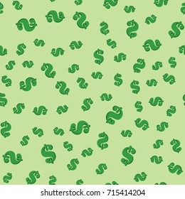 Seamless vector pattern with dollar currency. Finance concept. Bank money pattern business illustration.