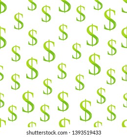 
seamless vector pattern of dollars