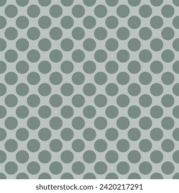 Seamless vector pattern dot circle illustrator balance dot circle cute gray green background color dot circle green pastel wallpaper.