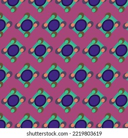 seamless vector pattern with dots