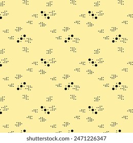 Patrón de Vector sin costuras de puntos. Moda impresa en tela