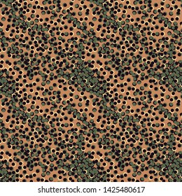 A seamless vector pattern with dots immitating animal skin. surface print design.